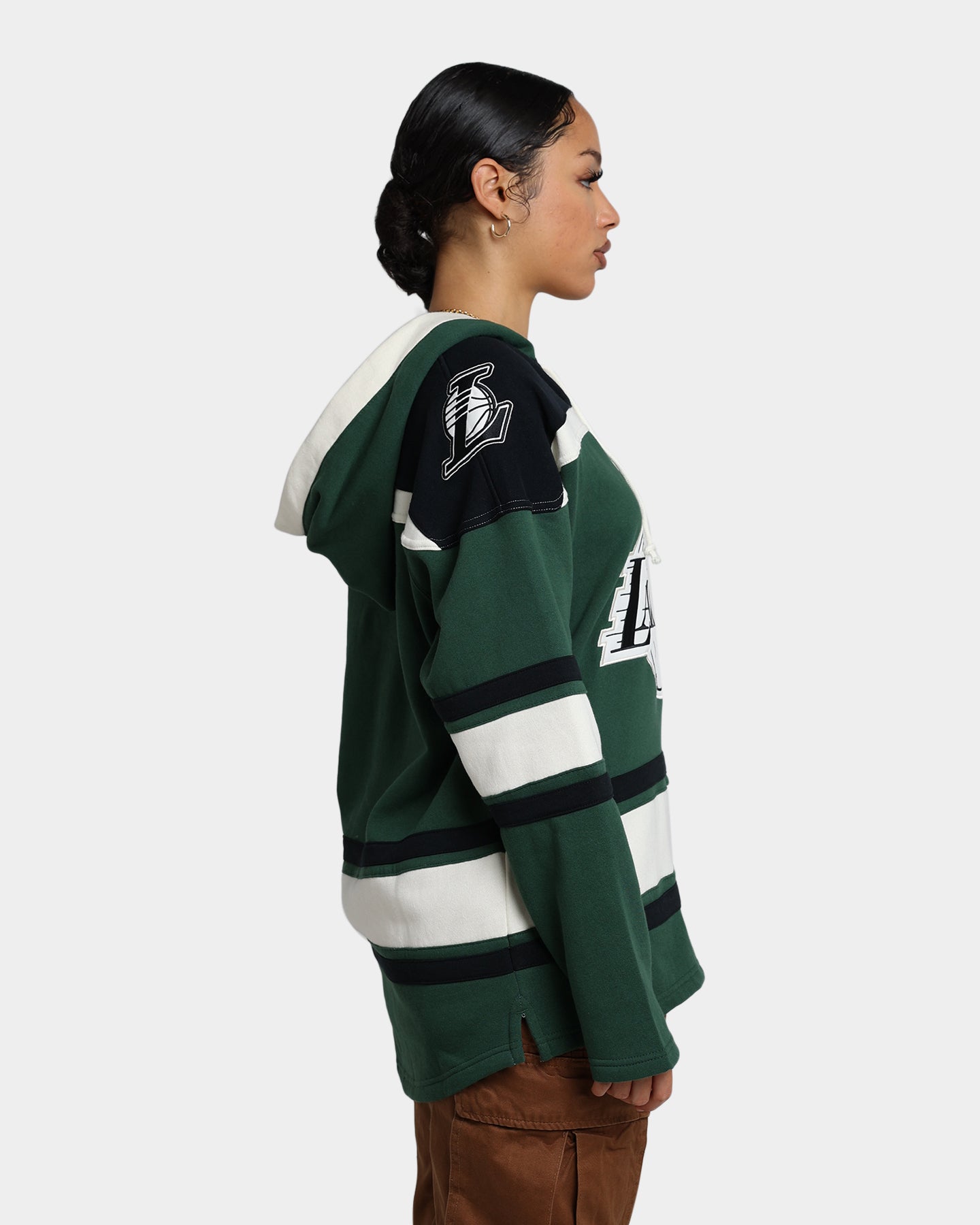47 Brand Los Angeles Lakers Superior Lacer Hoodie - Dark Green NBA Fan Apparel for Men & Women - Perfect for Game Day, Streetwear & Casual Outfits