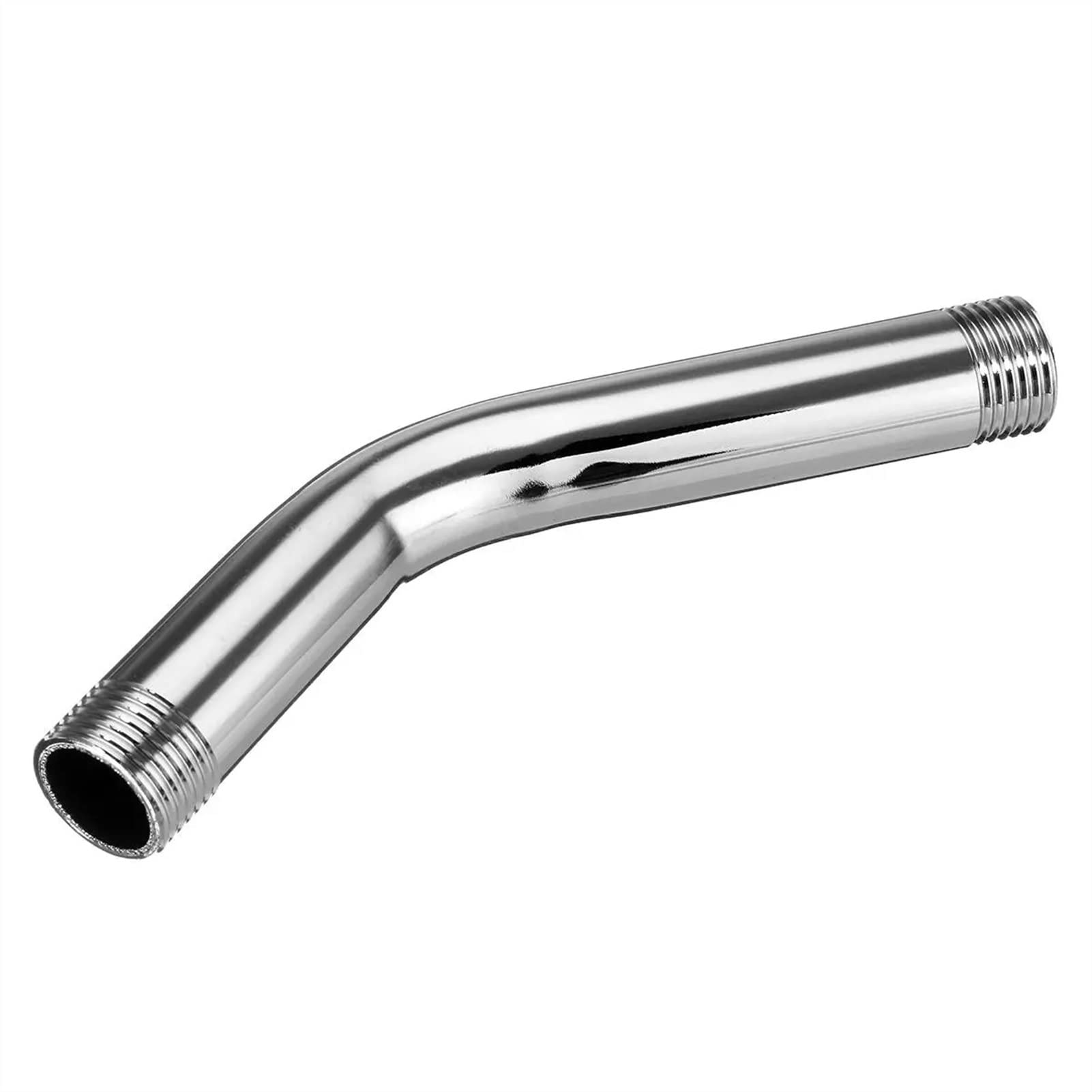 15cm Adjustable Shower Head Extension Arm - Angled Shower Pipe with Durable Brass Fittings for Bathroom Renovation & Deep Cleaning - Perfect for Hard-to-Reach Areas and Tile Grout Maintenance