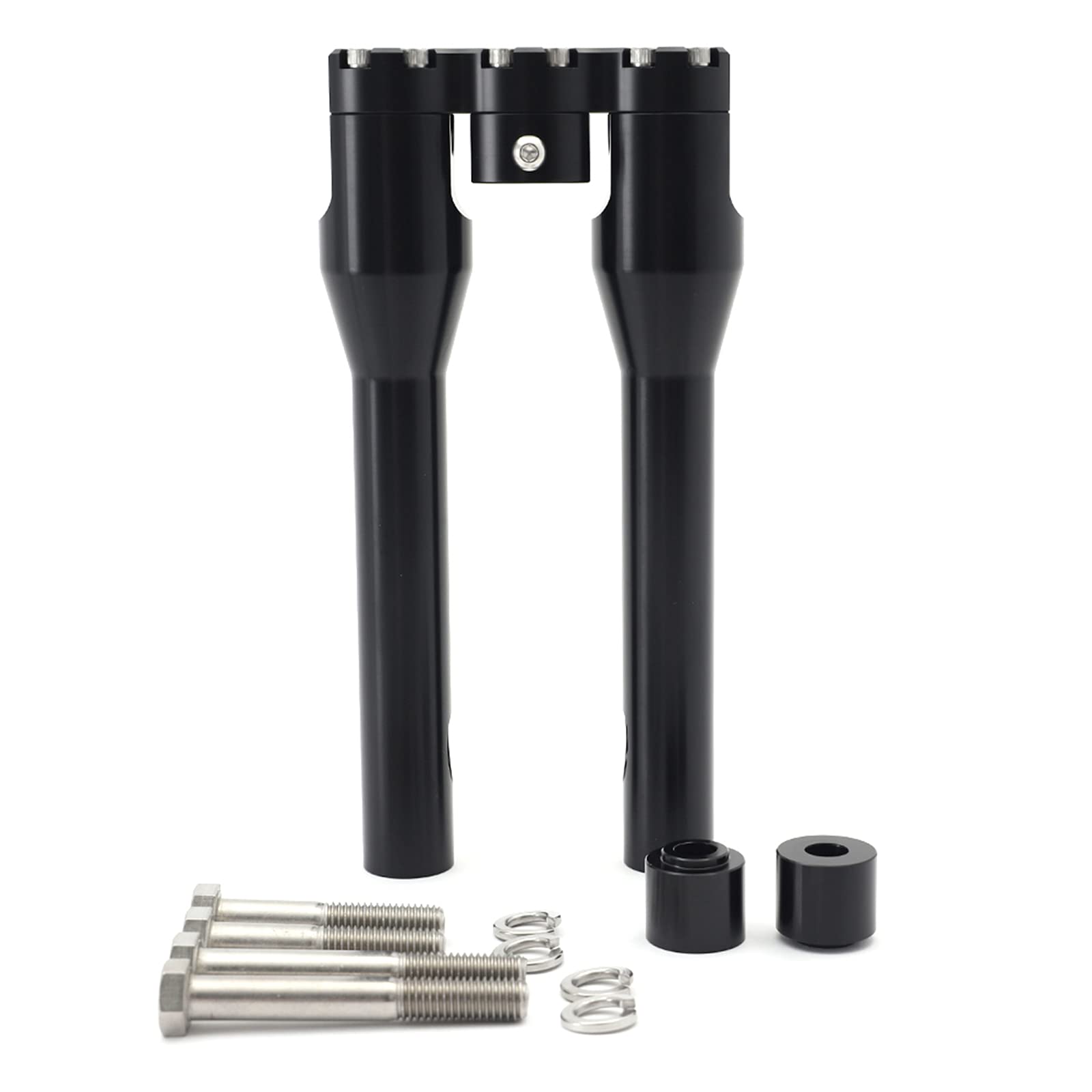 TOFR Club Style 1 Inch Handlebar Risers (10 & 11 Inch) - Universal Fit for Harley Davidson Dyna, Softail, Sportster & Touring Models - Perfect for Custom Bike Builds & Comfortable Riding
