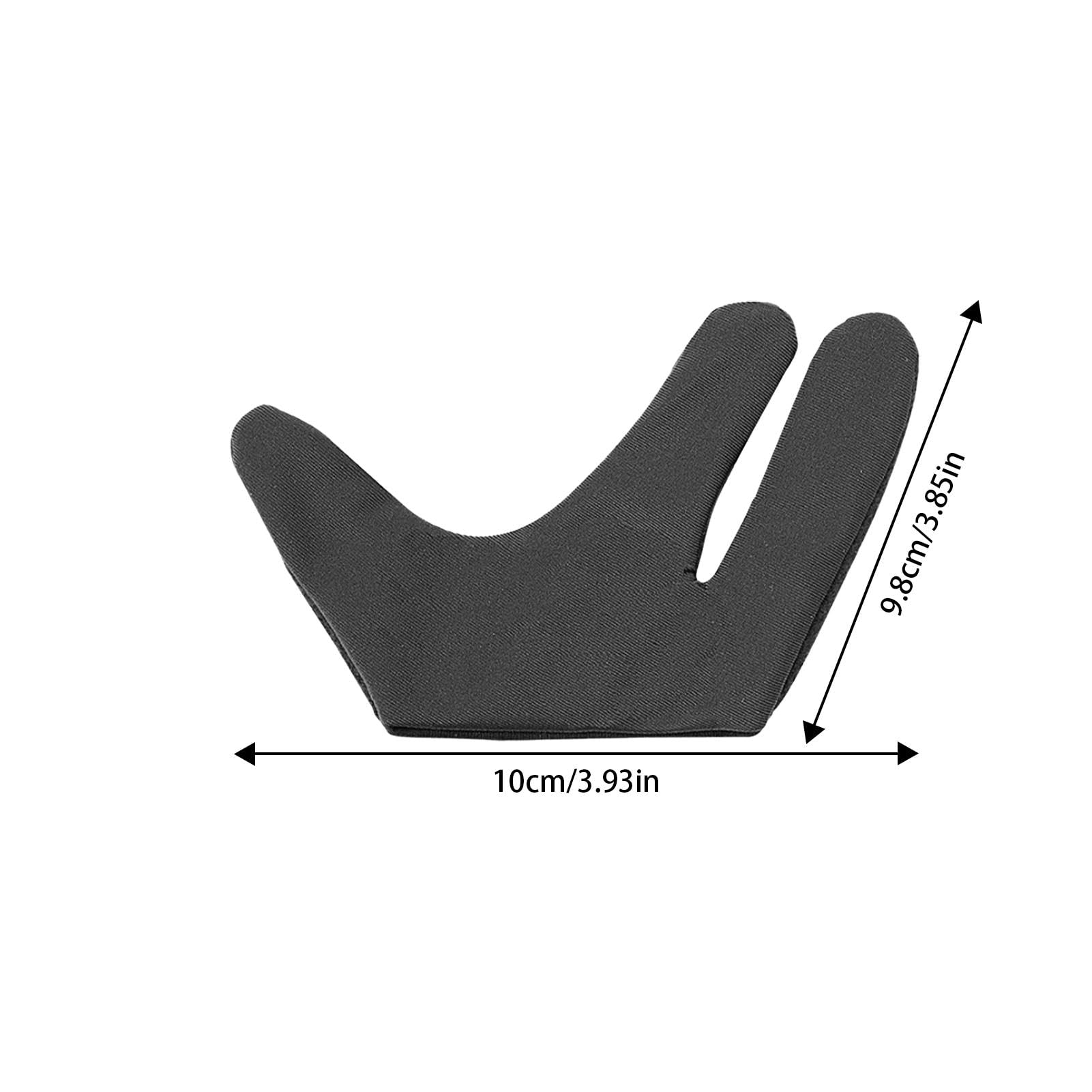 Professional 3 Finger Heat Resistant Gloves for Hair Dye & Styling - Salon Quality Thermal Protection for Coloring, Straightening & Curling