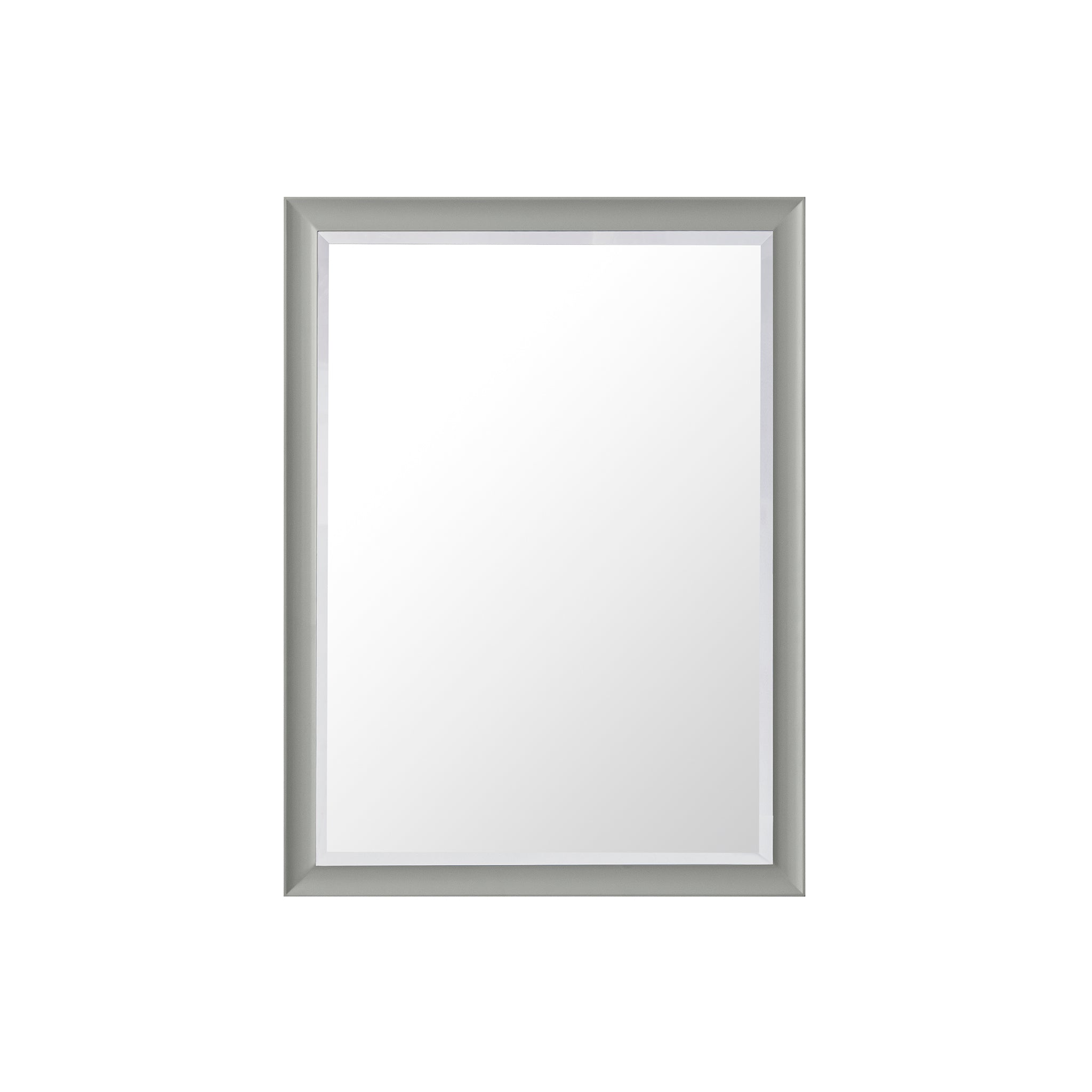 Glenbrooke 30-Inch Wall Mirror in Urban Gray - Modern Framed Bathroom Vanity Mirror for Bedroom, Living Room & Entryway Decor