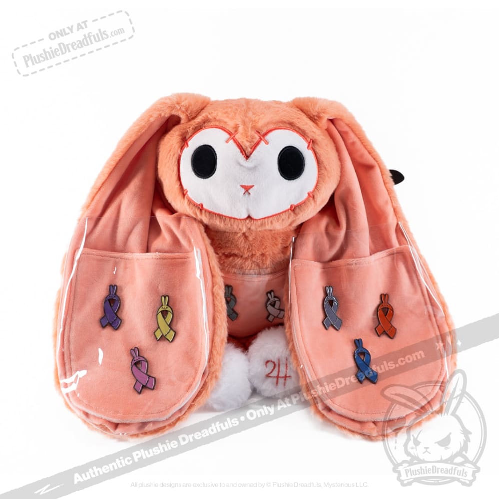 Plushie Dreadfuls Hidden Disabilities ITA Rabbit Stuffed Animal - Soft Plush Toy for Anxiety Relief, Autism Comfort & Emotional Support