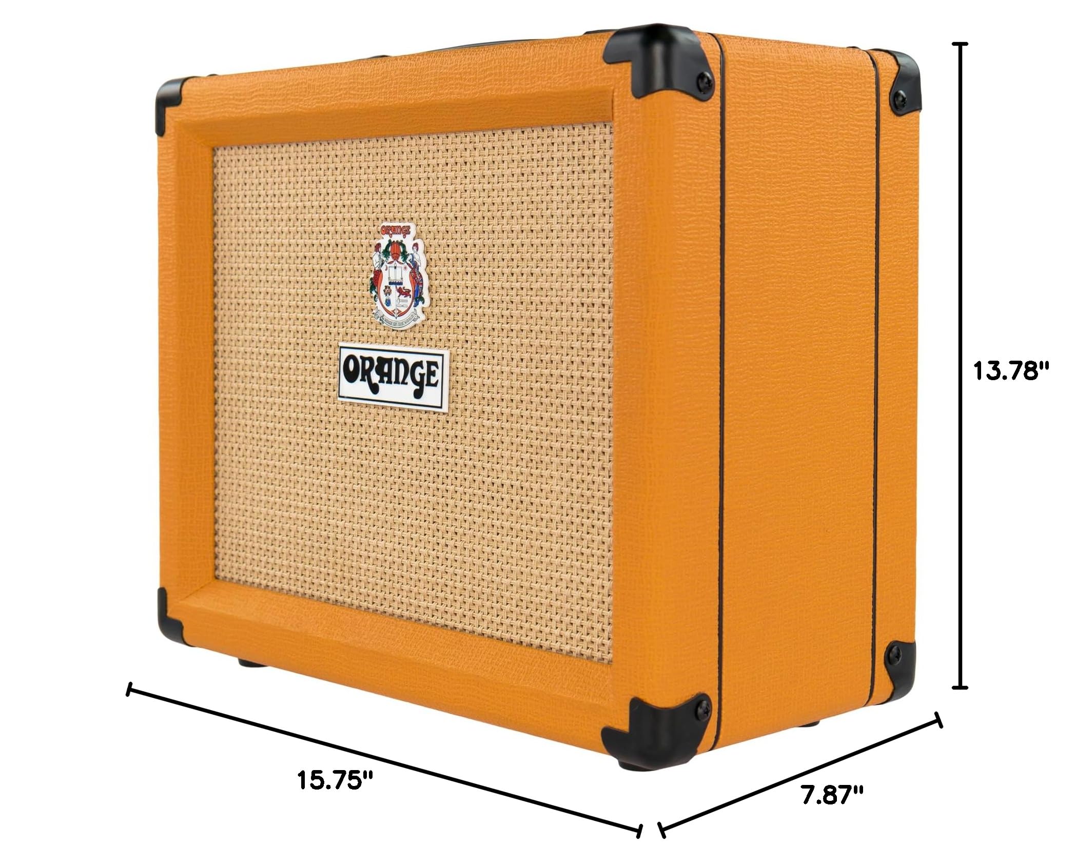 Orange Crush20RT 20W Electric Guitar Amplifier with Reverb & Tuner - Perfect for Home Practice, Studio Recording & Live Performances