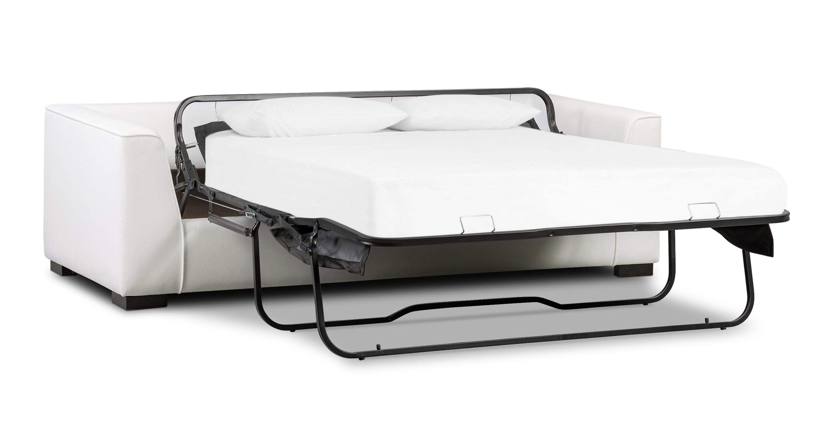 Capri 86 Pull Out Sofa Bed - Convertible Sleeper Sofa for Small Spaces, Guest Room & Apartment Living | Comfortable Modern Futon with Easy Fold Out Mechanism