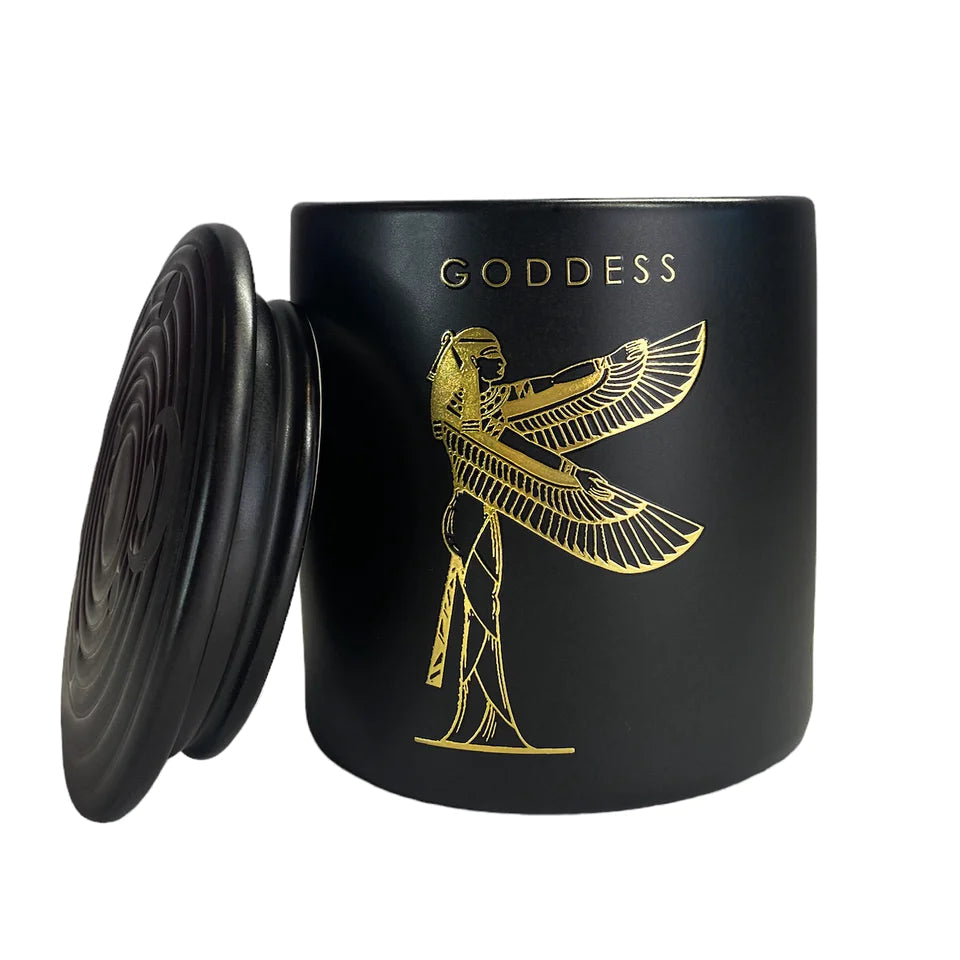 Goddess Potion Ceramic Candle - Handmade Aromatherapy Soy Wax Candle for Relaxation, Meditation & Home Decor | Perfect for Spa, Yoga & Gift Giving
