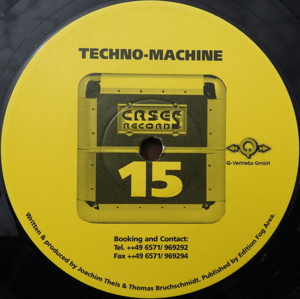 Technomachine Bassline Vinyl Record (12 Inch) - Very Good Plus (VG+) Condition - Perfect for DJs & Music Collectors