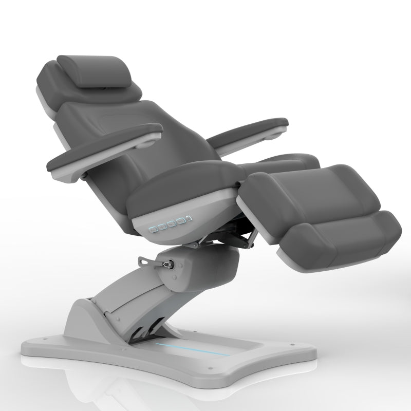 SilverFox 2246BN Electric 4-Motor Beauty Bed with Hand Remote & Position Memory - Professional Esthetician Massage Table for Spa, Salon, and Skin Care Treatments