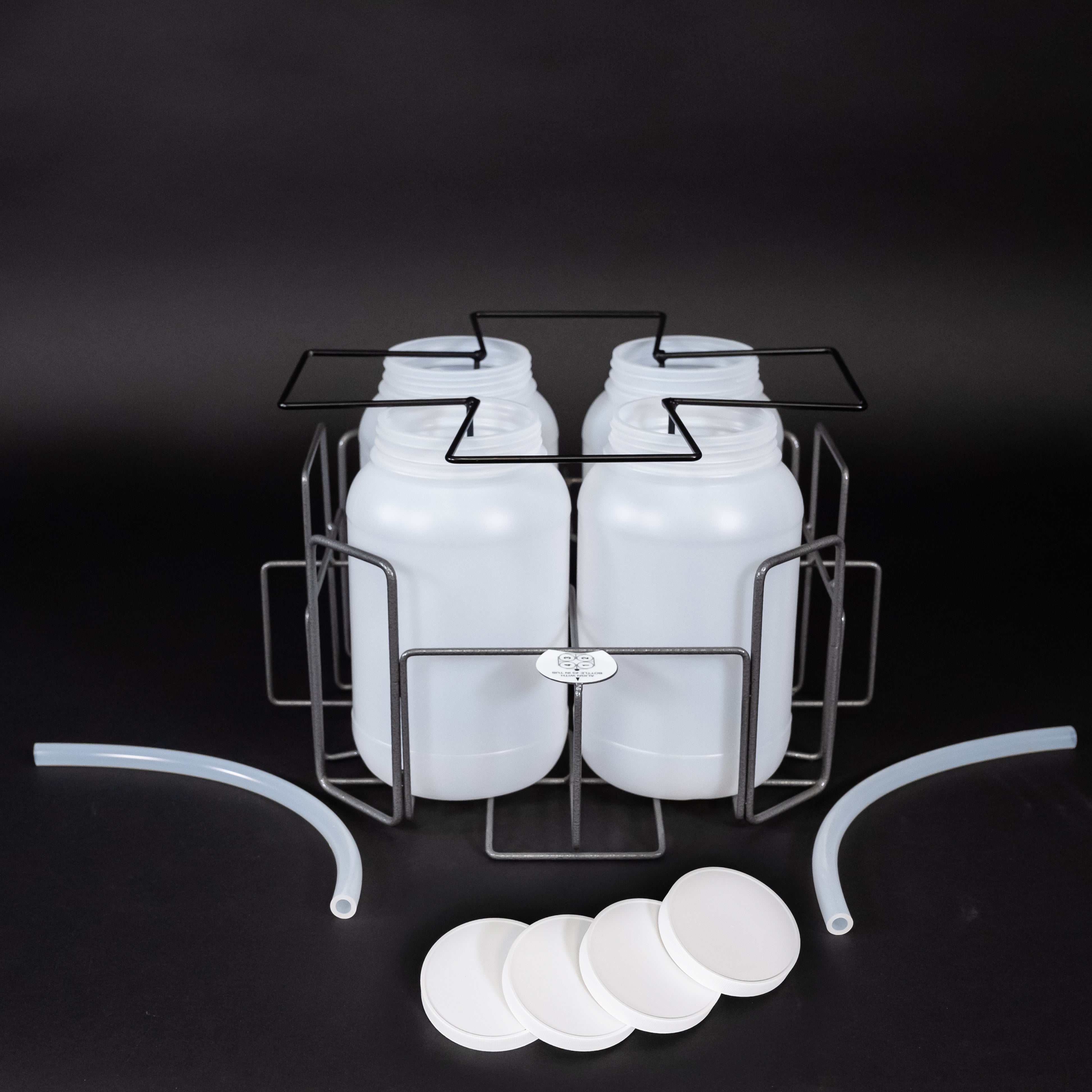 6700 / 6712 Full Size Portable Sampler Bottle Configuration - 4 Polypropylene 1 Gallon Bottles for Water Sampling | Ideal for Environmental Testing, Industrial Monitoring & Laboratory Use