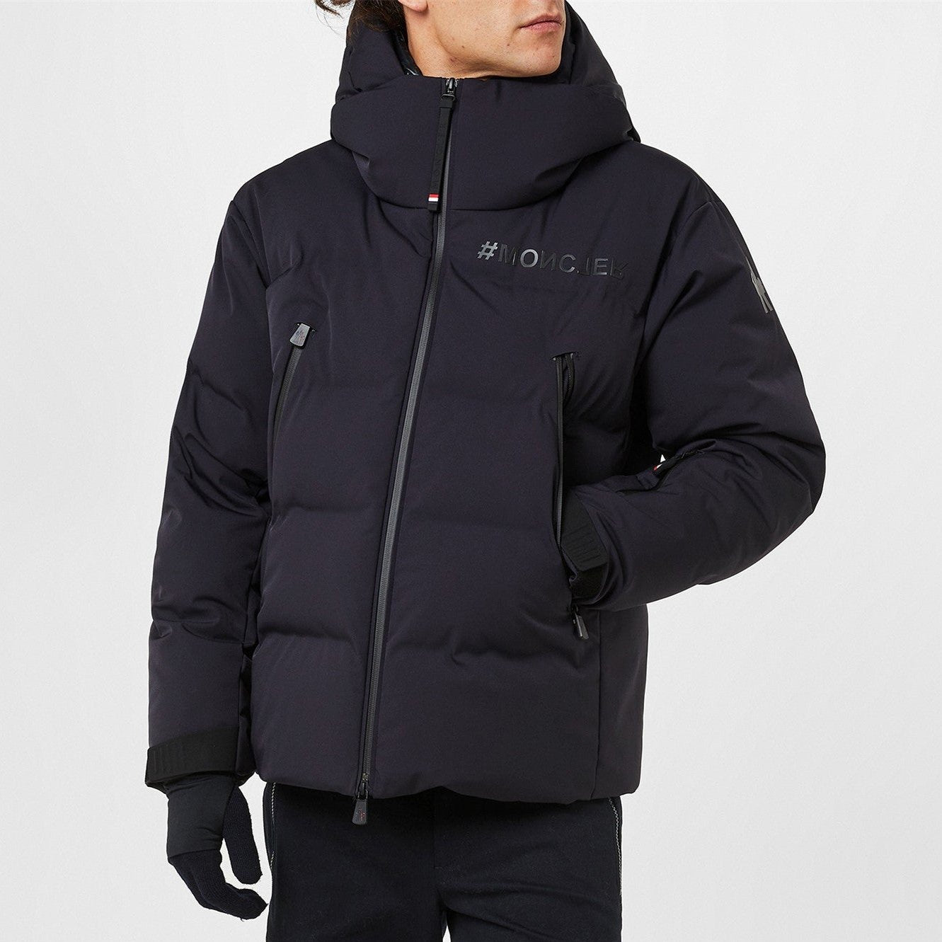 Moncler Grenoble Navy Fellberg Down Jacket - Warm Winter Puffer Coat for Men & Women | Skiing, Snowboarding & Outdoor Adventures