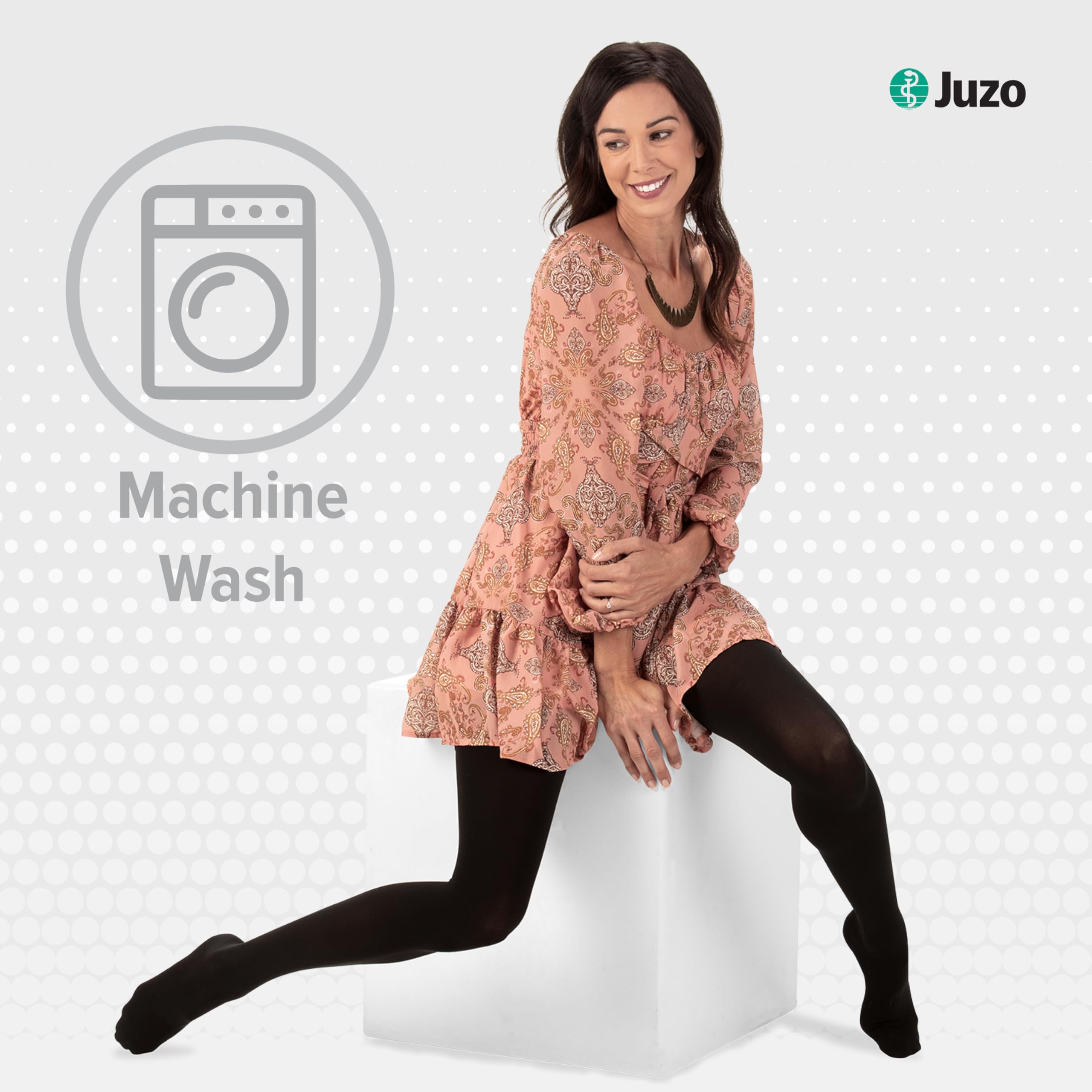 Juzo Soft 2001 20-30mmHg Compression Pantyhose for Women - Closed Toe Medical Support Stockings for Varicose Veins, Swelling & Circulation - Perfect for Travel, Work & Everyday Comfort