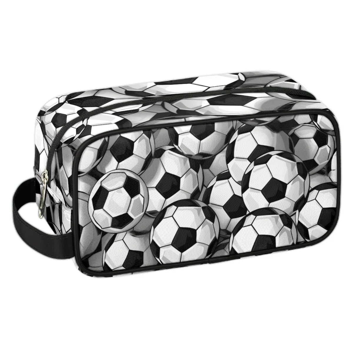 **Waterproof Hanging Toiletry Bag for Men & Boys – Soccer Travel Cosmetic & Shave Dopp Kit Organizer – Ideal for Gym, Shower, Bathroom & Carry-On Accessories – Perfect Gift for Travelers**