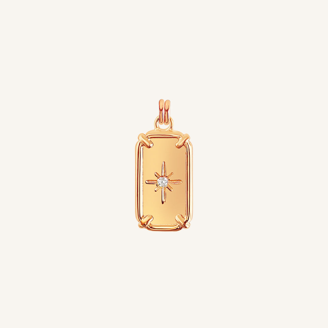 Natural Crystal Ingot Charm for Wealth & Luck - Feng Shui Money Attractor for Home, Office & Jewelry Making