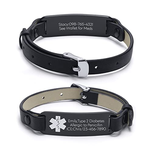 Leather-Black Black-Width 14MM