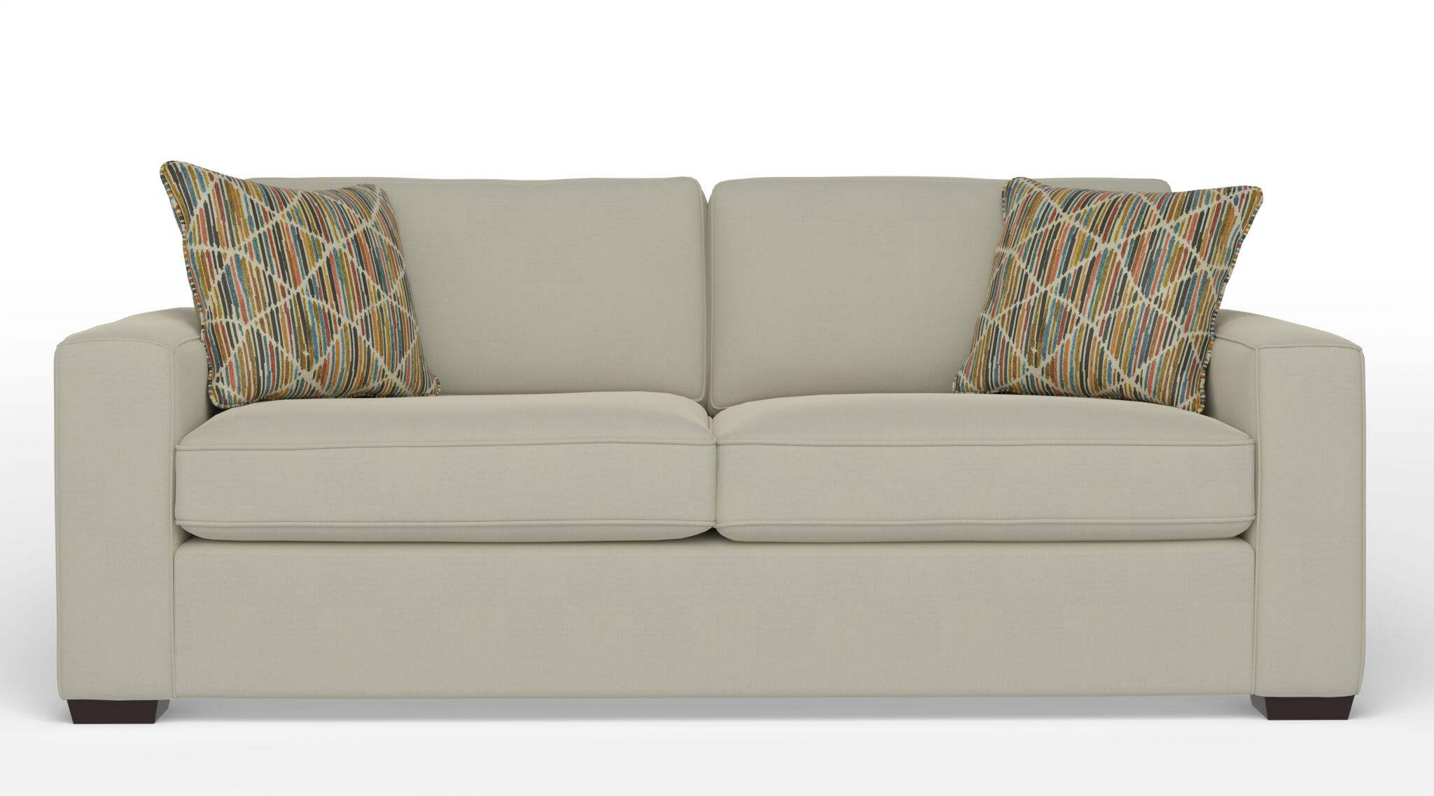 Celeste Sofa - Modern Lido Ivory Upholstered Couch for Living Room, Lounge & Home Decor | Comfortable & Stylish Furniture for Small Spaces