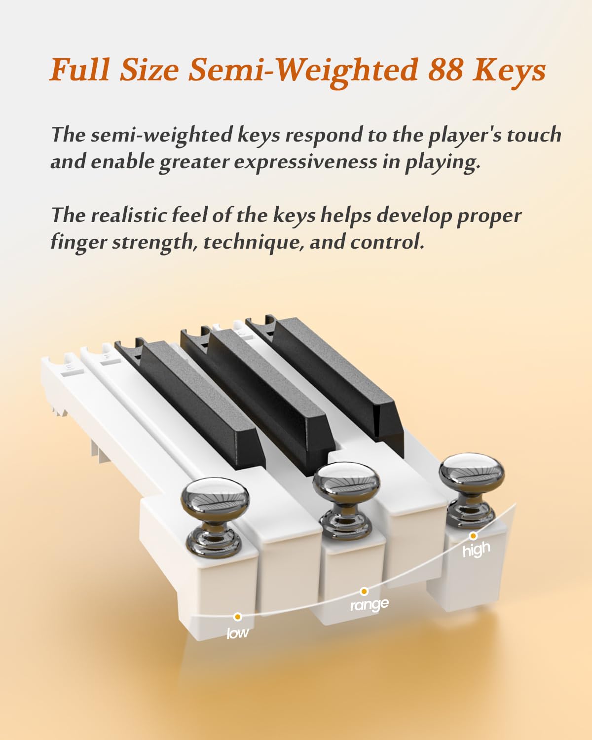 2024 New FingerBallet 88-Key Folding Digital Piano Keyboard - Full Size Semi-Weighted Portable Piano with Bluetooth & MIDI - Perfect for Adults, Kids & Beginners - Home, Studio & Travel Use