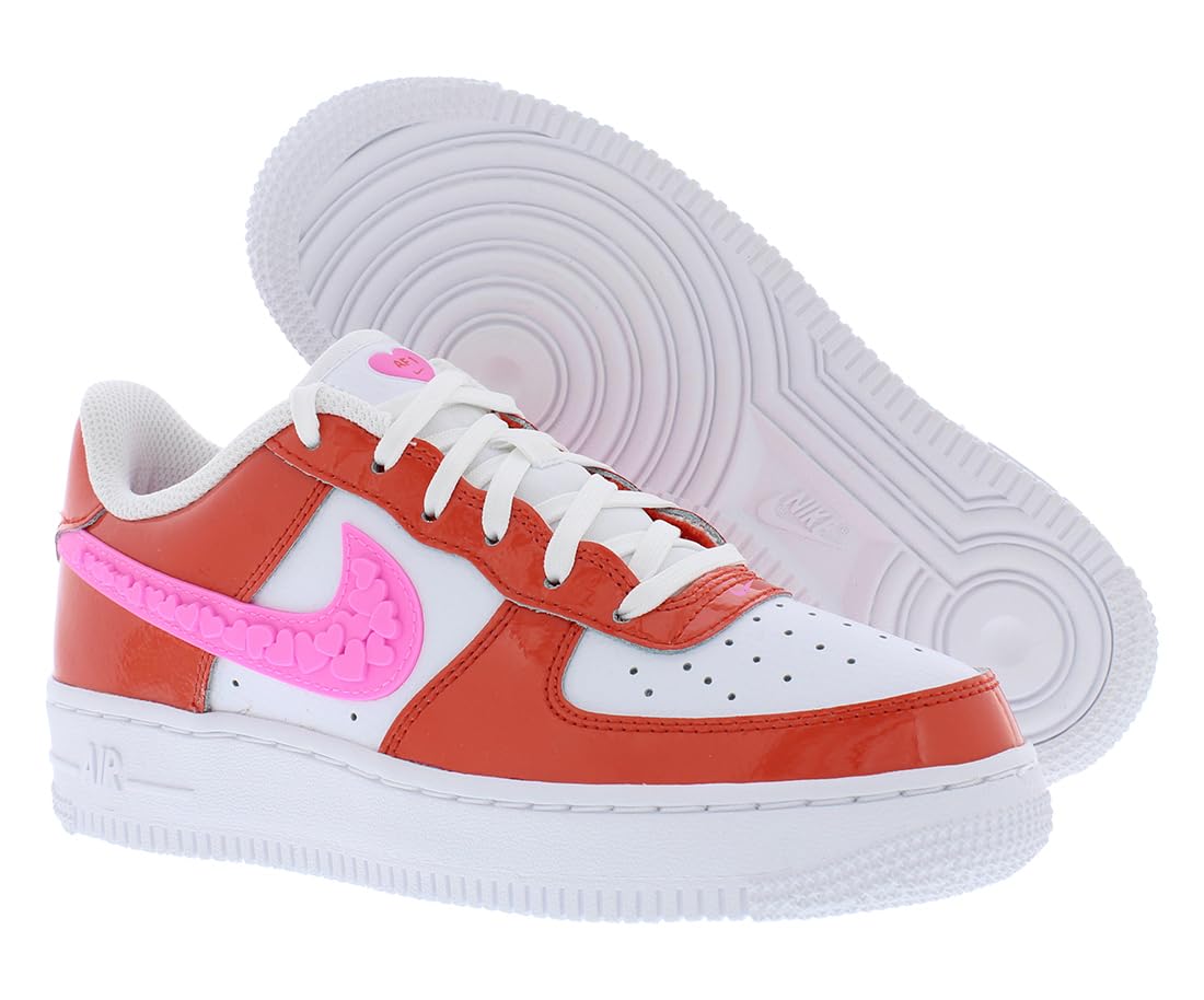 Nike Air Force 1 GS Girls' Sneakers - Lightweight Comfortable Basketball Shoes for Kids - Perfect for School, Sports & Casual Wear