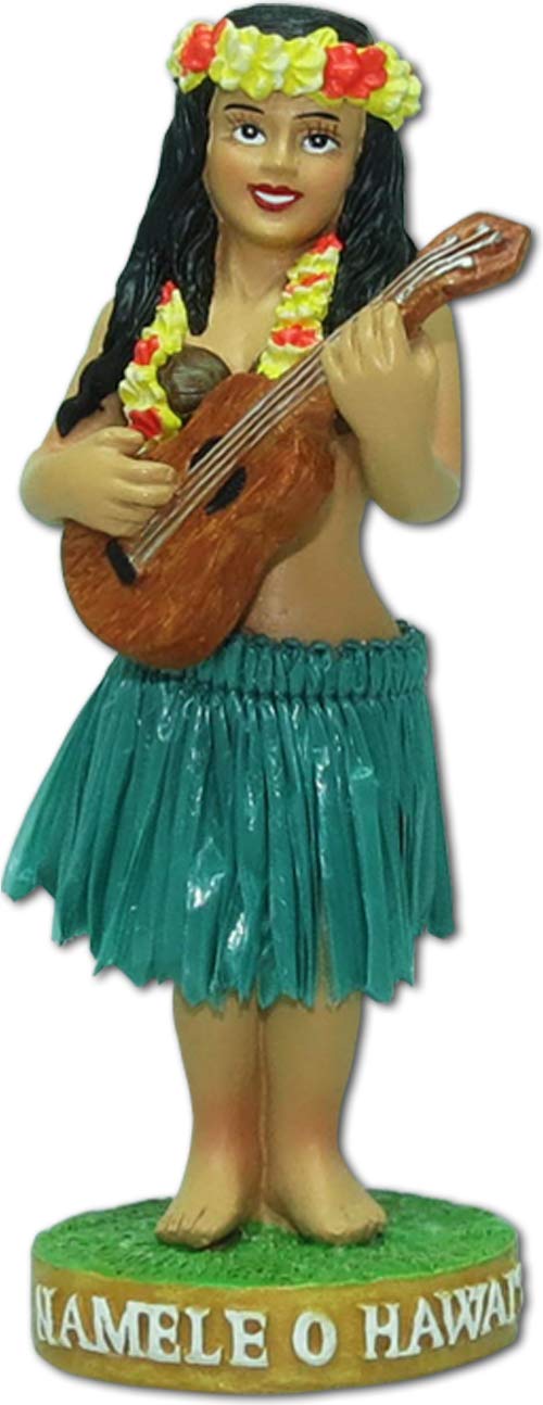 KC Hawaii Dashboard Doll Mini Hula Namele - Adorable Hawaiian Car Decor for Your Vehicle, Perfect for Travel & Vacation Vibes
