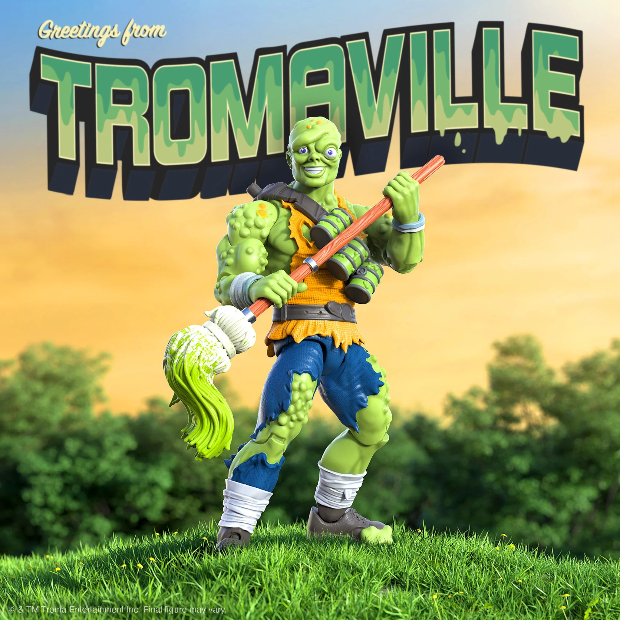 Toxic Crusaders ULTIMATES! Wave 3 Toxie Action Figure - Collectible Super7 Toy for Fans | Perfect for Display, Gifts & Comic Conventions