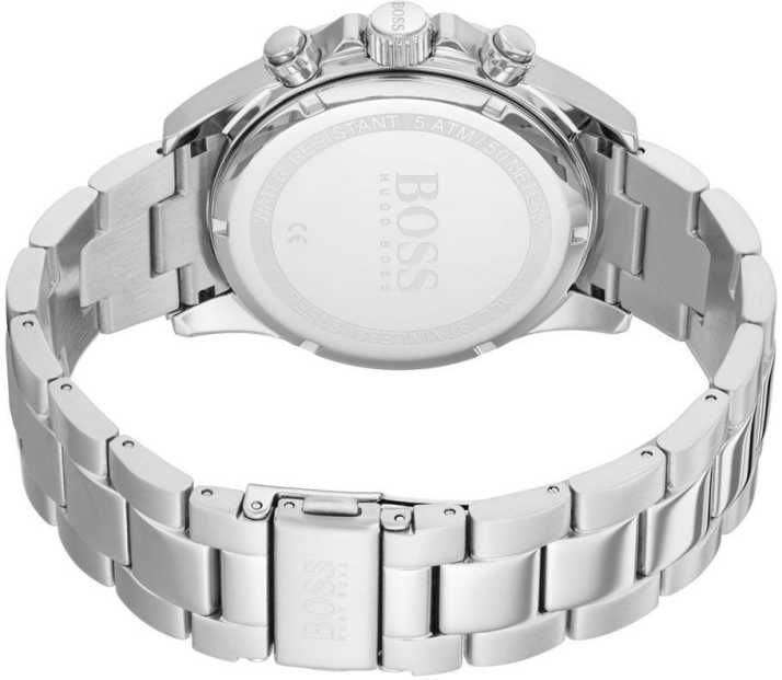 HUGO BOSS Men's Chronograph Watch 1513755 - Hero Blue & Silver Stainless Steel Watch for Business, Casual & Formal Occasions