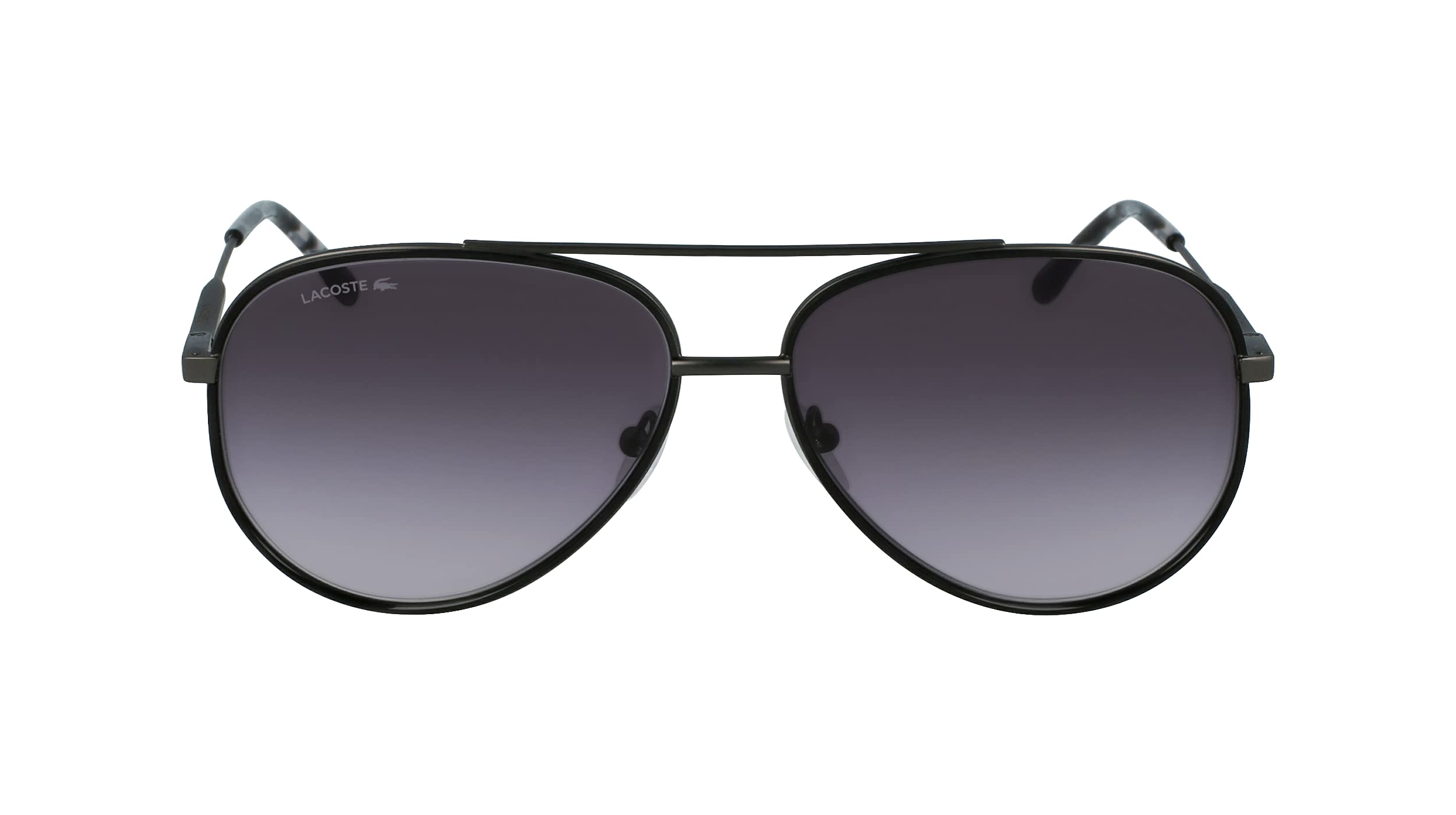 Lacoste L247s Aviator Sunglasses for Men - Polarized UV Protection Pilot Shades - Perfect for Driving, Travel & Outdoor Activities
