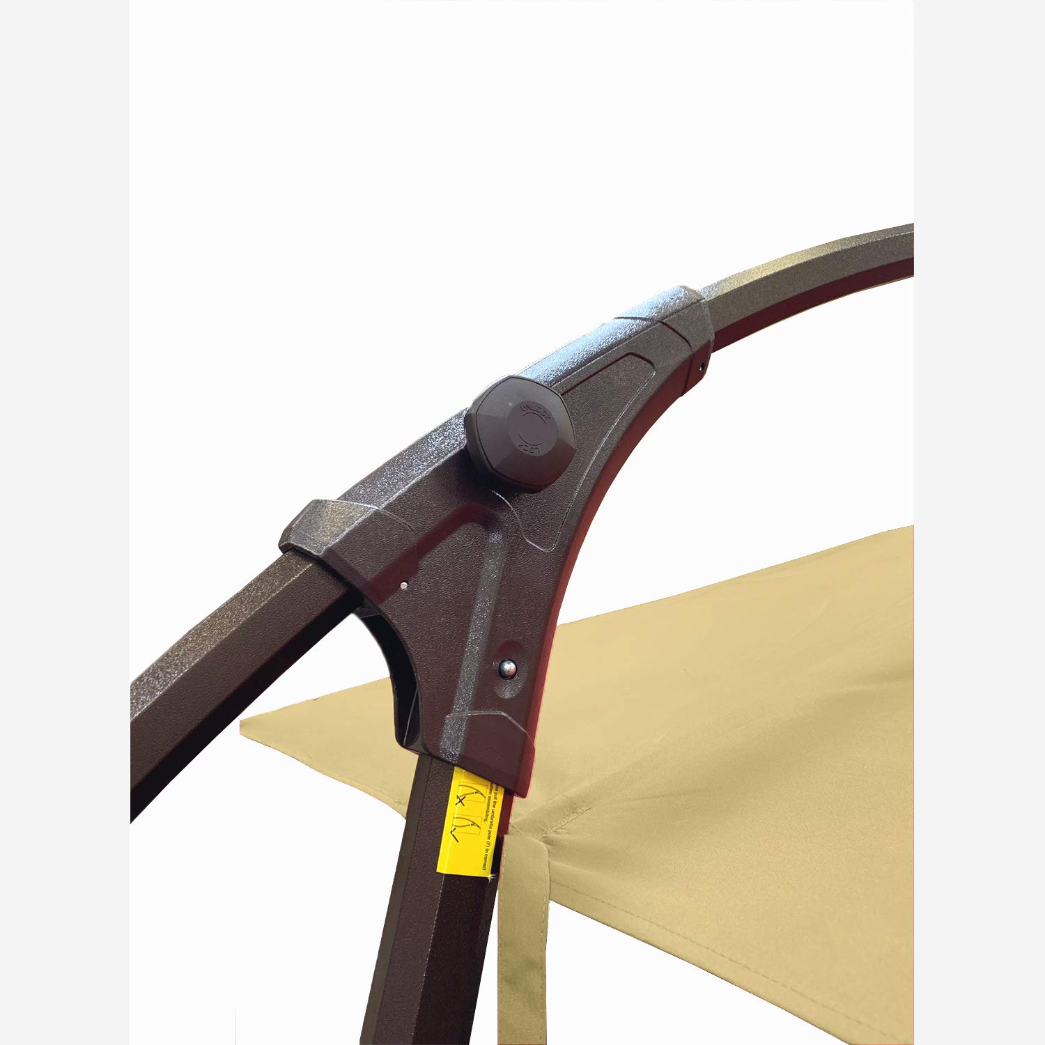 8FT Square Umbrella Replacement Canopy Top Cover - RipLock 350 Durable Fabric for Patio, Deck & Outdoor Dining - YJAF-037 by Garden Winds
