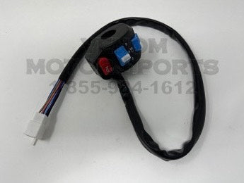 X18 50cc GY6 Scooter Left Hand Combination Switch (Part #10010076) - Perfect for Motorcycle Repair & Customization Projects