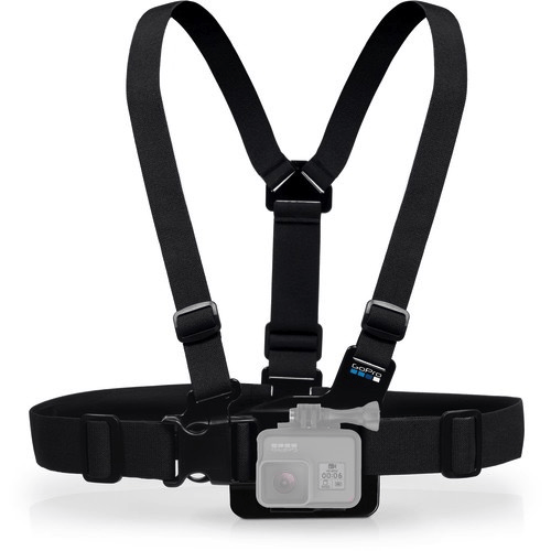 GoPro Chest Mount Harness - Adjustable Strap for Action Camera - Perfect for Skiing, Hiking, Cycling & Outdoor Adventures