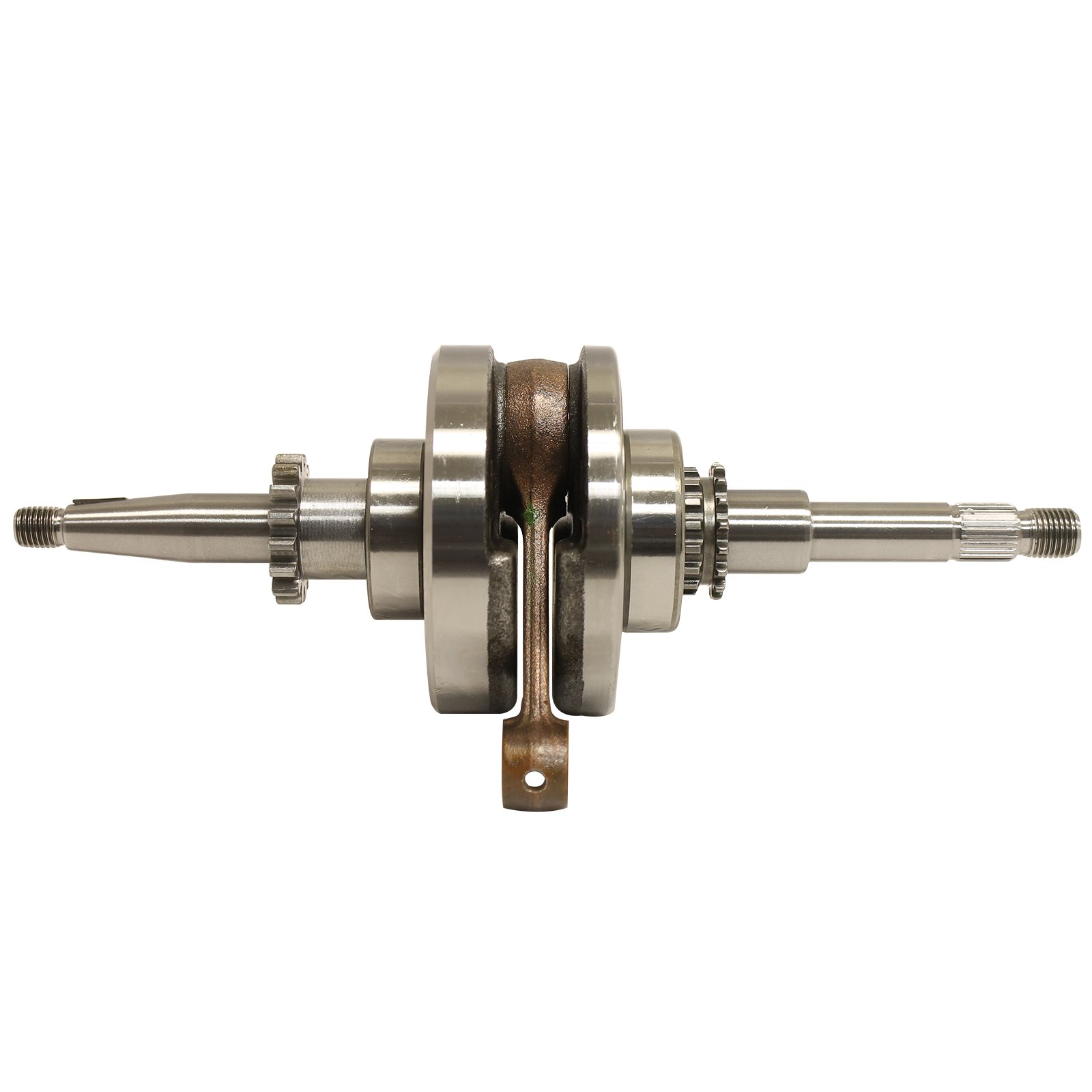 GY6 50cc Scooter Crankshaft with Bearings & Connecting Rod - Fits 139QMB Engine (17 & 16 Teeth) - Perfect for Engine Rebuilds & Performance Upgrades