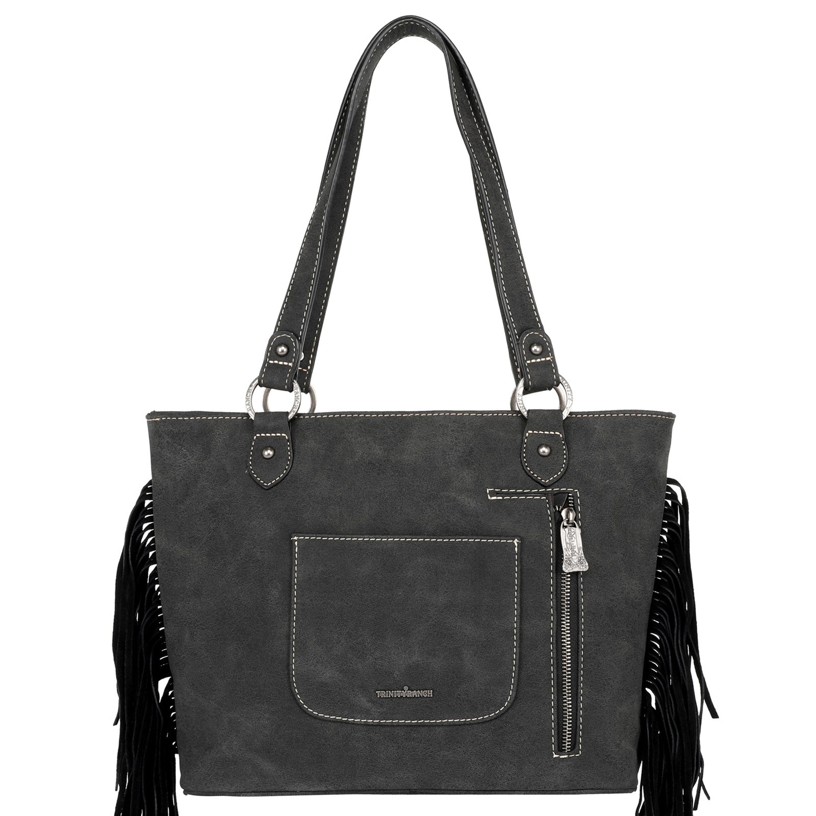 Trinity Ranch Genuine Cowhide Fringe Concealed Carry Purse - Stylish & Functional Women's Western Handbag for Everyday Use, Travel & Outdoor Adventures