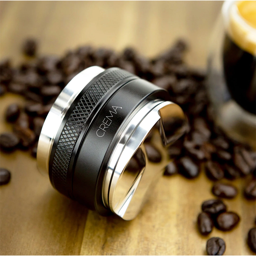 53.3mm Coffee Tamper & Distributor Combo - Professional Barista Tool for Espresso Machine, Perfect for Home & Cafe Use - Black