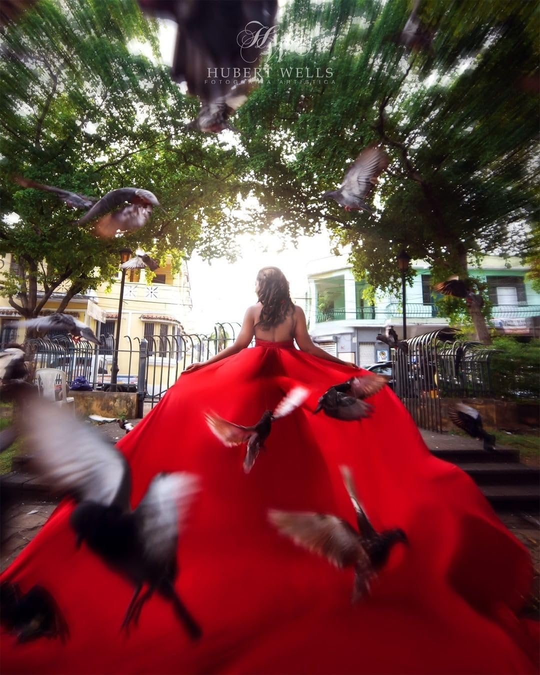 Elegant Red Long Flying Dress with Train - Flowy Satin Photoshoot Dress for Women - Perfect for Santorini Vacations, Beach Weddings & Boho Style Photography (Size L, Black)