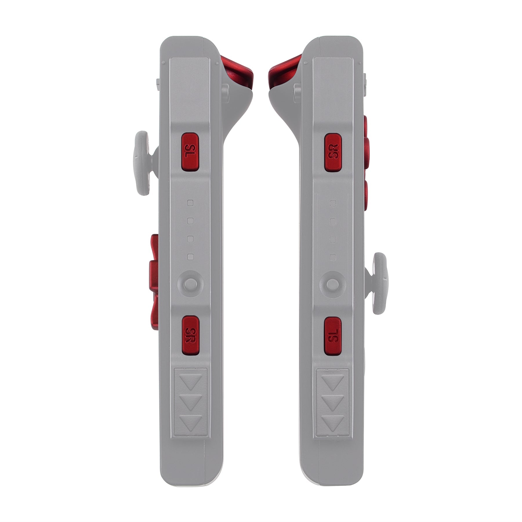 eXtremeRate D-Pad Replacement Buttons for Nintendo Switch Joy-Con - Full Set (Scarlet Red) | Compatible with eXtremeRate D-Pad Shell Only | Perfect for Gaming & Controller Customization