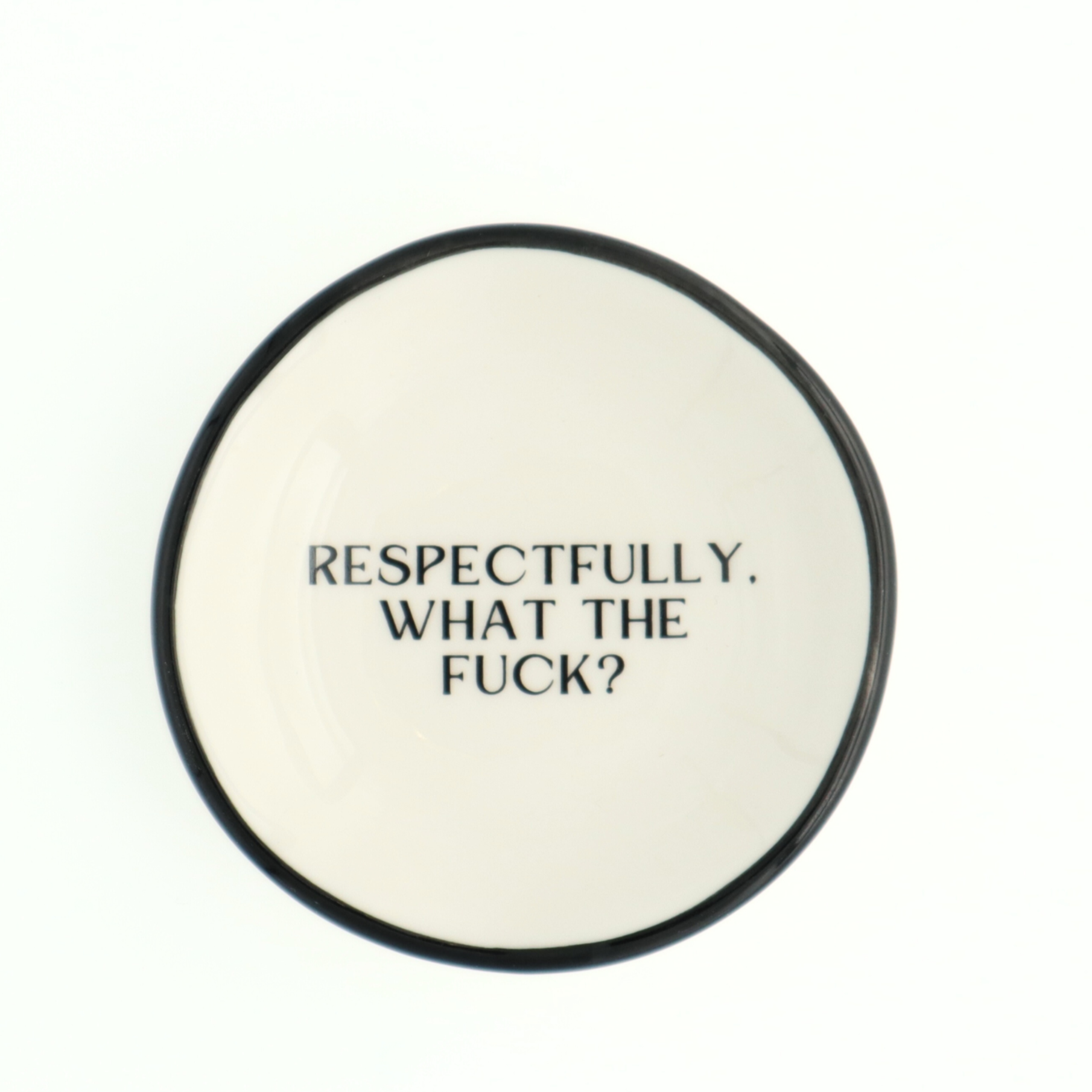 Properly Improper Bitch Don't Lose Me Ring Dish - Stylish Jewelry Holder for Rings, Earrings & Small Accessories - Perfect for Vanity, Bathroom & Bedroom Organization