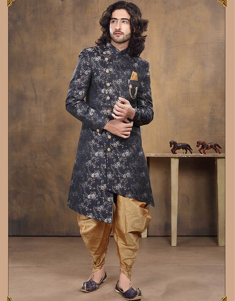 Stylish Bottle Green Kurta with Matching Dhoti Set - Premium Indian Ethnic Wear for Men | Perfect for Weddings, Festivals & Cultural Events