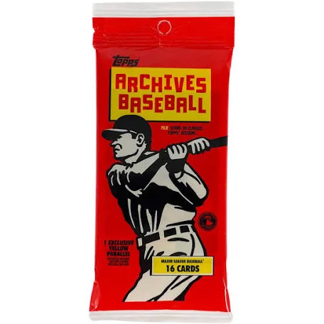 2024 Topps Archives Baseball Cards Value Fat Pack - 100+ Cards for Collectors & Trading, Perfect for Sports Fans & Card Enthusiasts