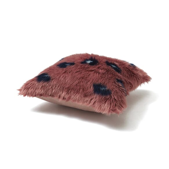 Premium 450x450 Dark Pink Faux Fur AC Cushion Cover - Soft & Cozy Home Decor for Sofa, Bed, and Living Room