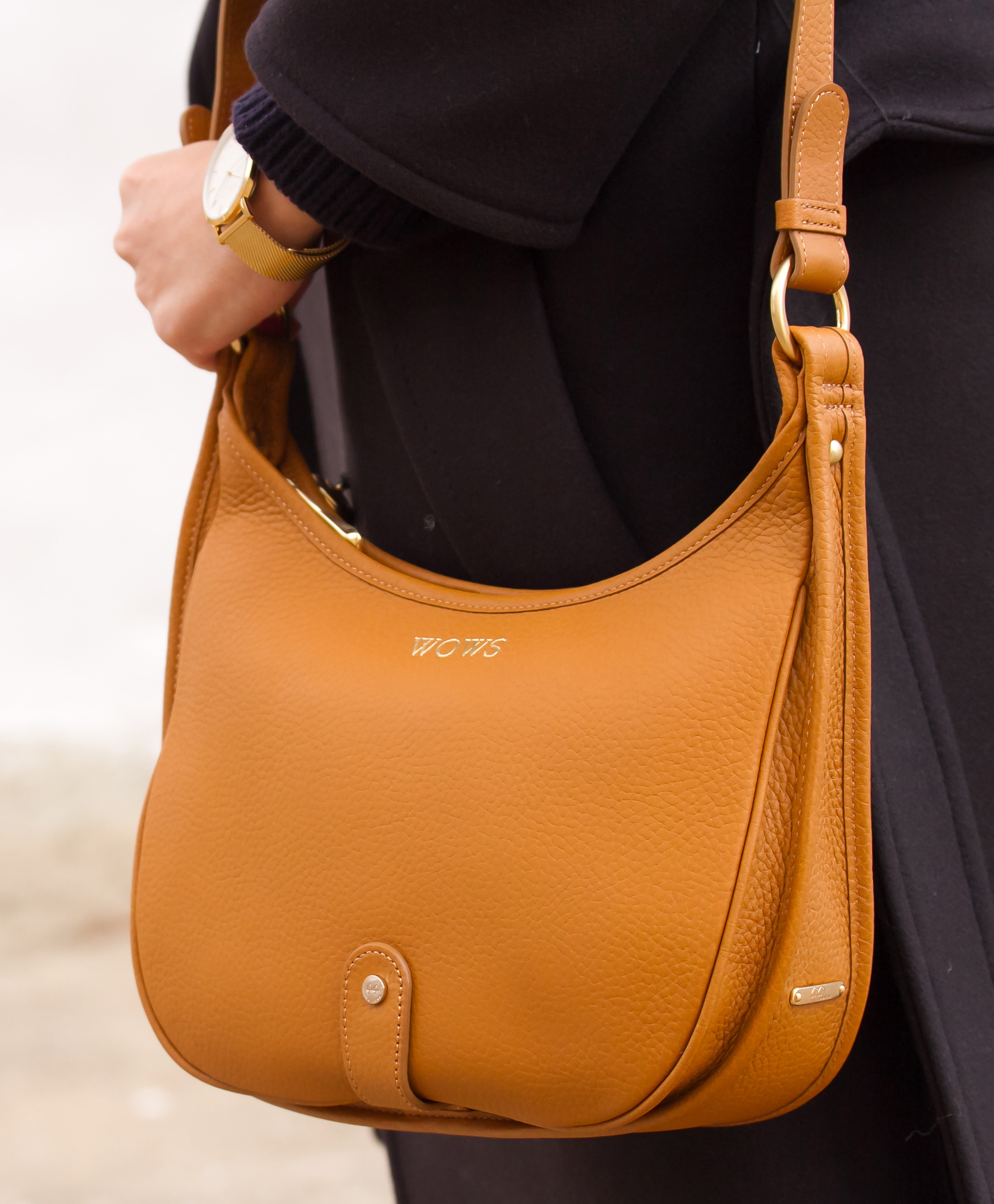 Lauren Genuine Leather Saddle Bag for Women - Stylish Crossbody Purse with Adjustable Strap, Perfect for Work, Travel & Everyday Use