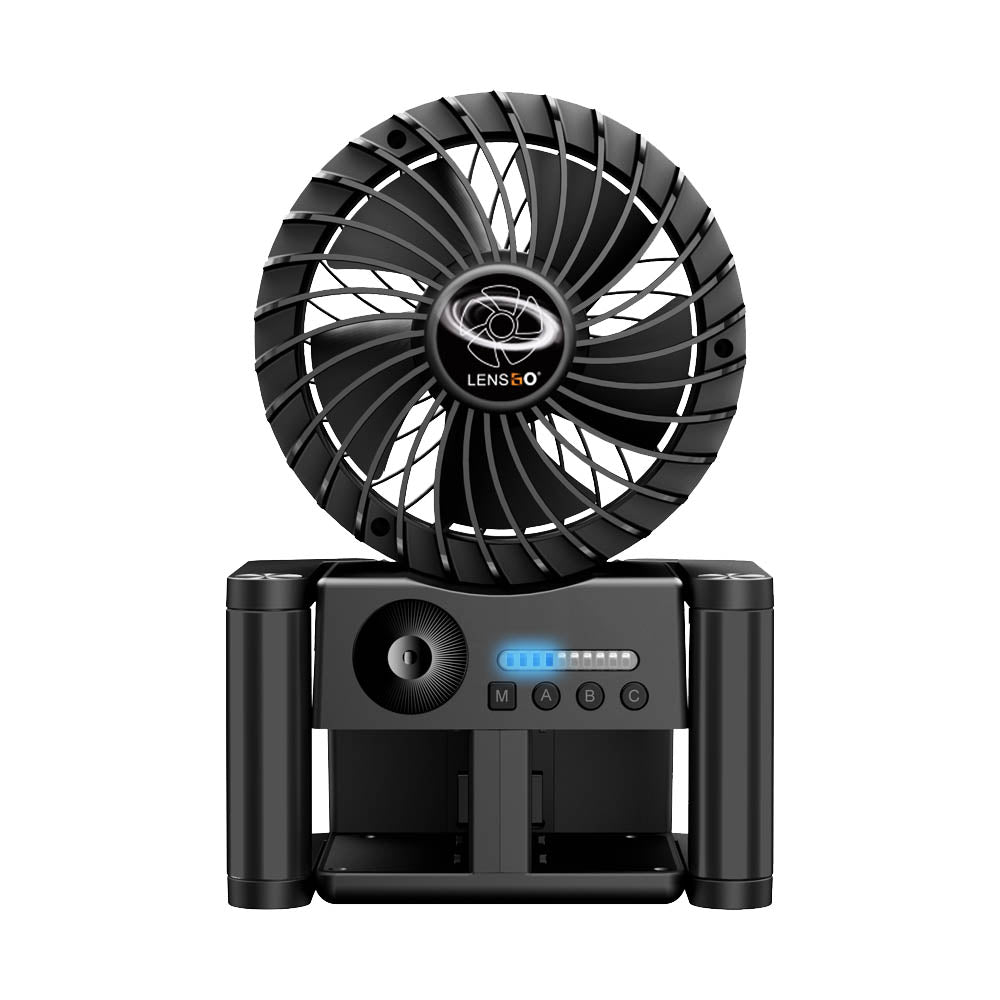 Typhoon 1 Compact Portable Handheld Photography Studio Fan - Professional Wind Machine for Photo Shoots, Video Production & Makeup Styling