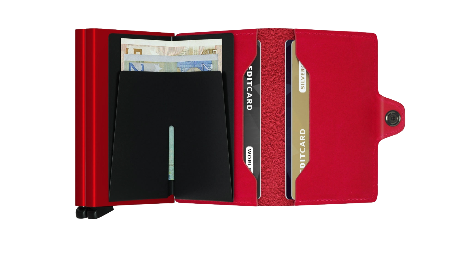 SECRID Twinwallet Original - RFID Blocking Slim Leather Wallet for Men & Women | Perfect for Travel, Business & Everyday Use
