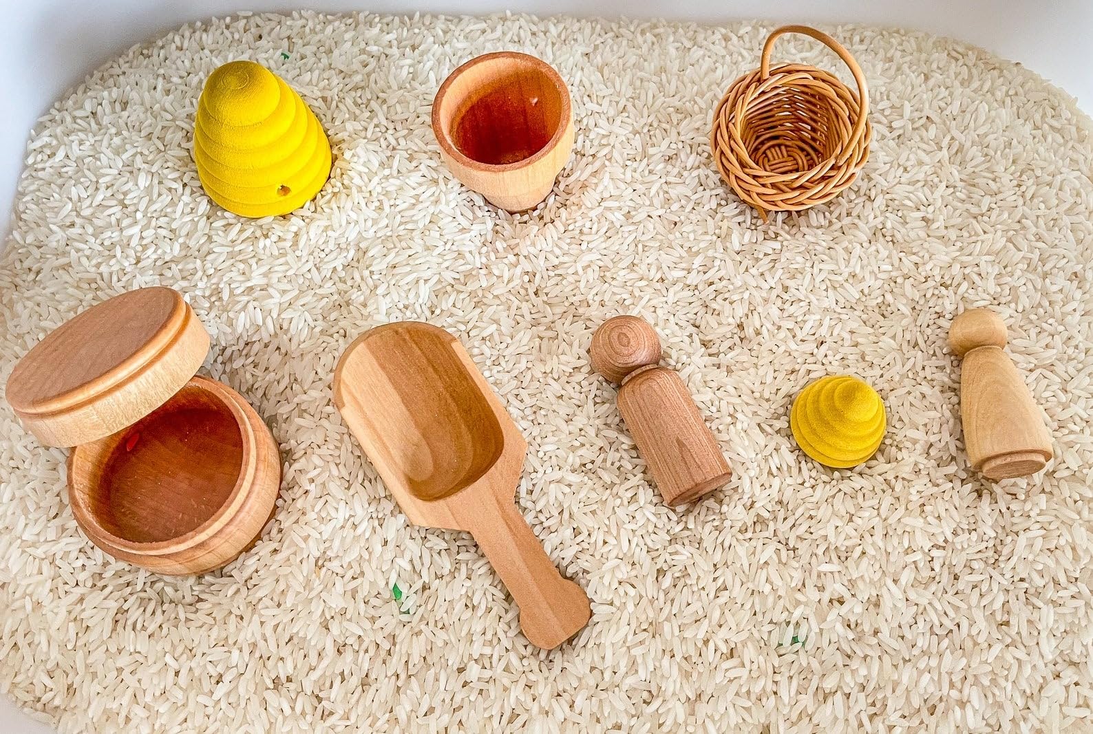 Montessori Sensory Bin for Kids - Flower Themed Sensory Toys for Preschoolers | Educational Play for Toddlers, Autism Learning & Fine Motor Skills Development
