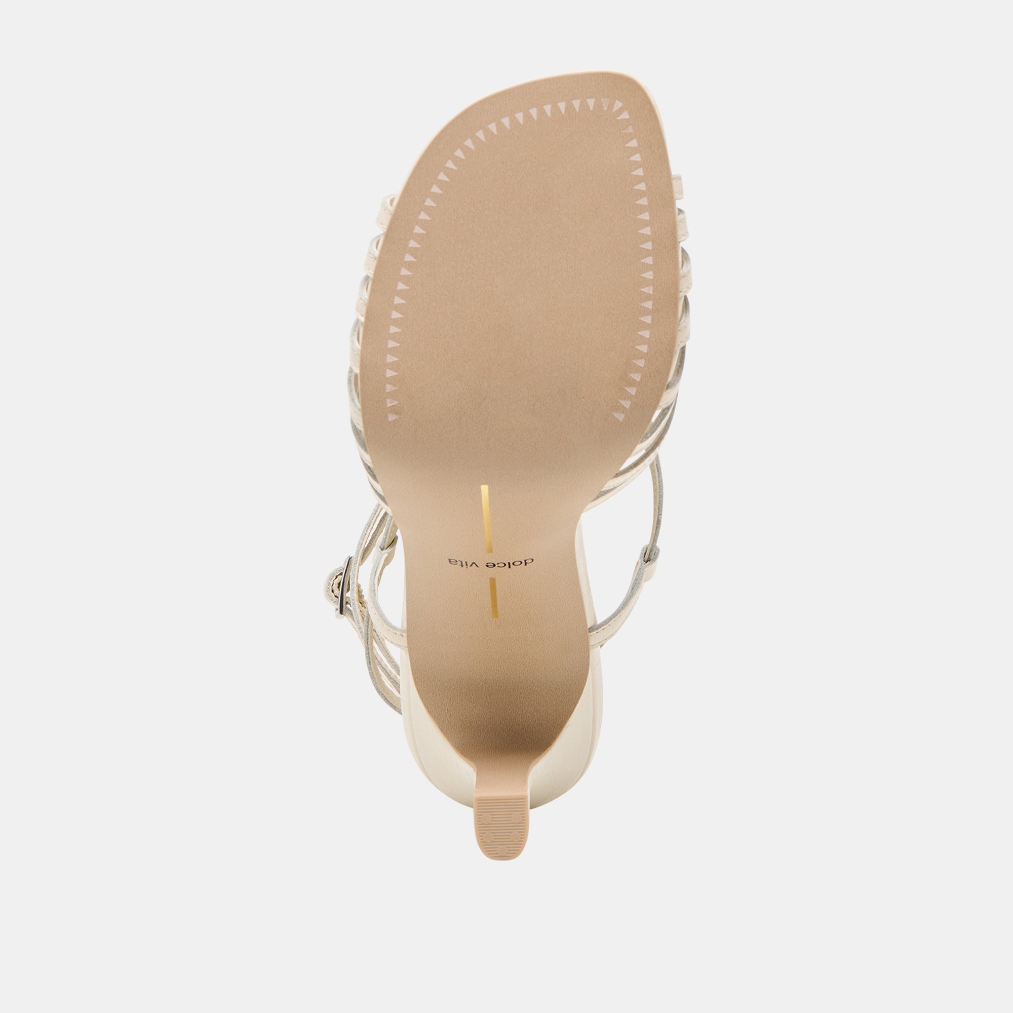 NIVANA Women's Off-White Crinkle Patent Leather High Heels - Elegant Dress Shoes for Parties, Weddings & Special Occasions