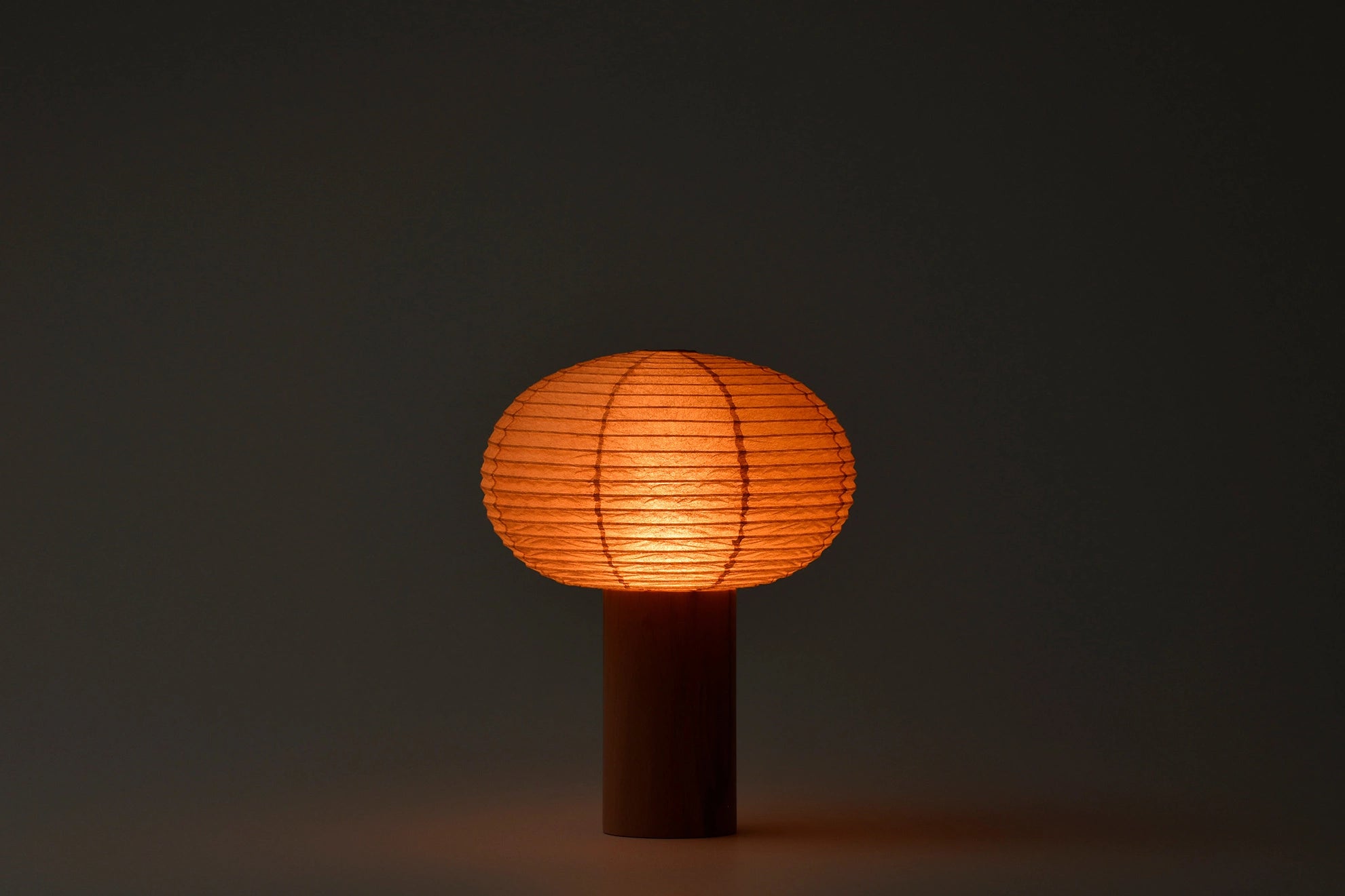 Japanese Chochin Lantern - Traditional Oval Paper Lantern for Home Decor, Garden, and Tea Ceremony