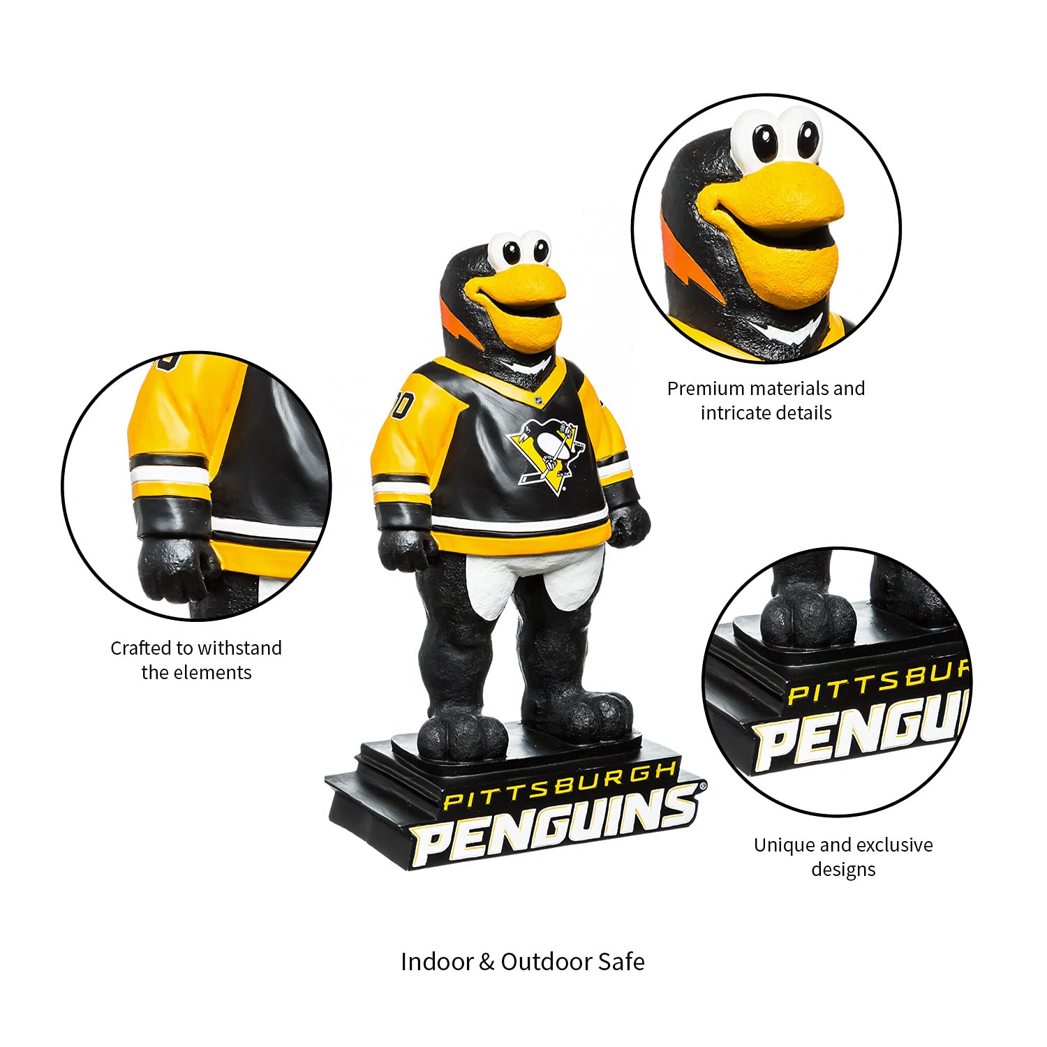 Official NHL Mascot Statue - Team Sports America - Perfect for Home Decor, Man Cave, and Sports Fan Gifts