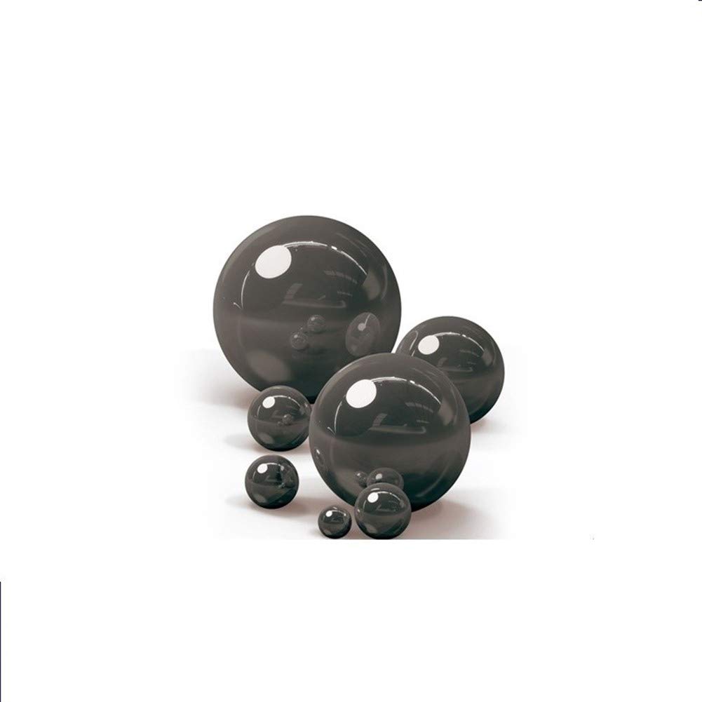 High-Precision Silicon Carbide Ceramic Balls 10-Piece Set - 1.588mm to 6mm SIC Ball Bearings for Industrial Machinery & Scientific Instruments (5mm Diameter) | Perfect for Valves, Pumps, Bearings & Aerospace Applications