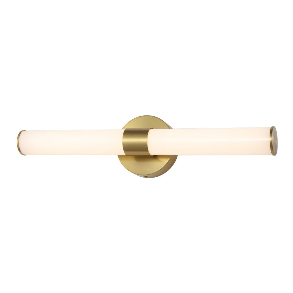 Brooks 20.13 Mid Century Modern Industrial Vanity Light with Integrated LED - Perfect for Bathroom, Bedroom, and Dressing Room Lighting