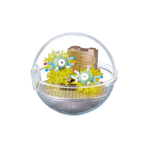 Pokemon Terrarium Collection - 6 Piece 2.5 Inch Miniature Figures Set for Home Decor, Office Display & Gift Giving | Re-Ment Official Licensed Collectibles