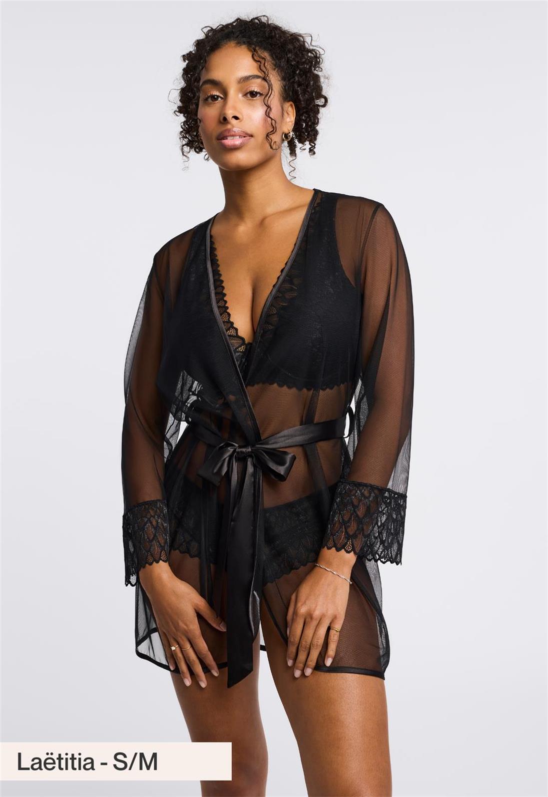 Black Lace Cover Up - Elegant Beachwear for Women | Perfect for Poolside, Vacation, and Summer Outfits