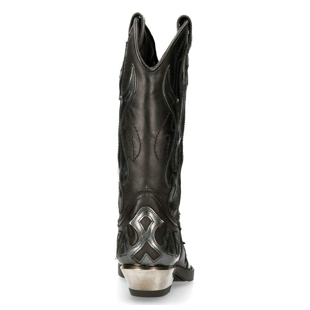 New Rock Men's Boots - Stylish & Durable Leather Boots for Men | Perfect for Motorcycle Riding, Outdoor Hiking & Casual Wear