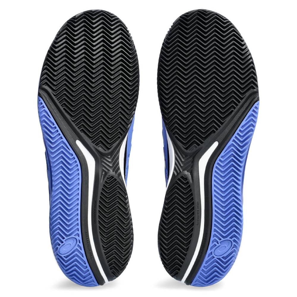 ASICS Gel Resolution 9 Men's Clay Court Tennis Shoes - Sapphire/Black - High-Performance Stability & Durability for Competitive Play on Clay Courts