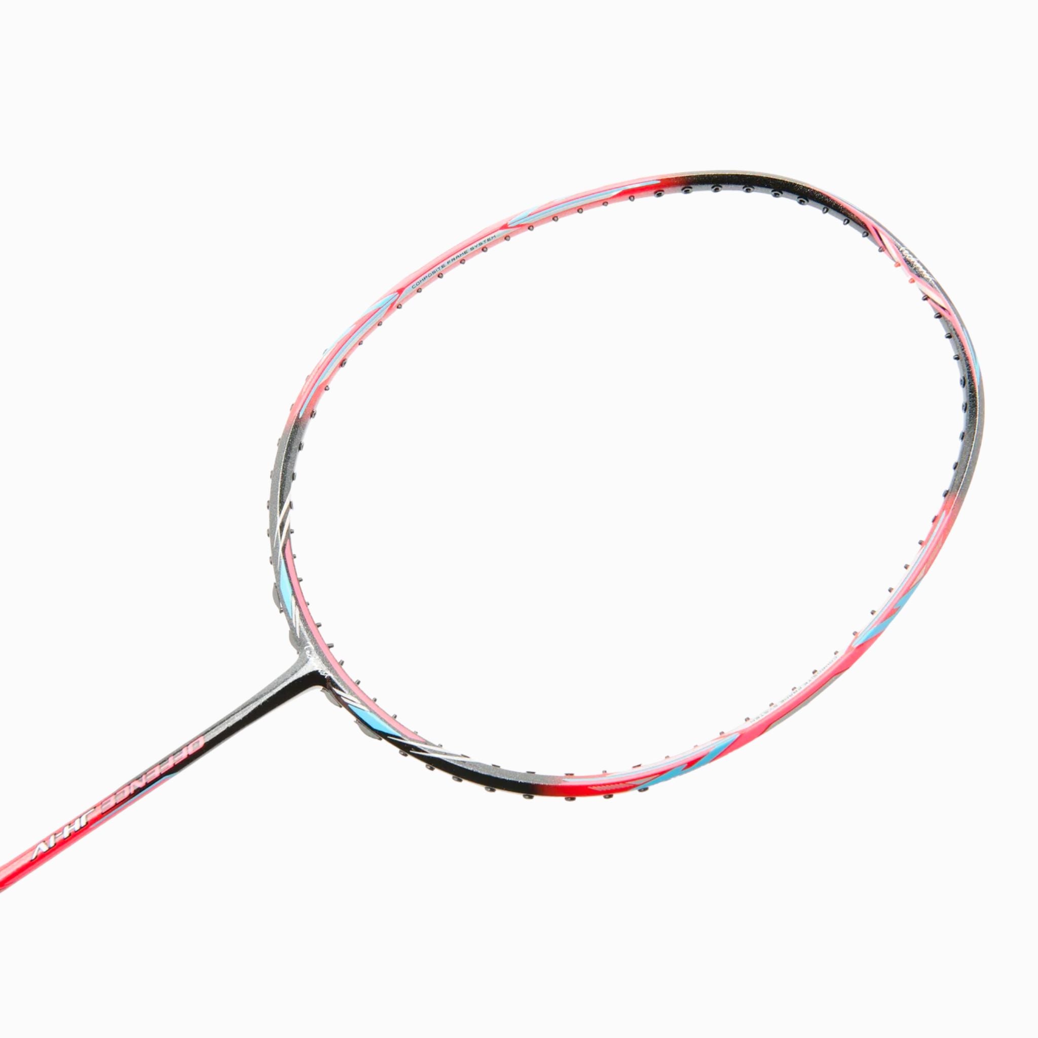 Technist JH IV Badminton Racket - Professional Carbon Fiber Badminton Racquet for Adults & Beginners [Red] - Perfect for Training, Competition & Recreational Play